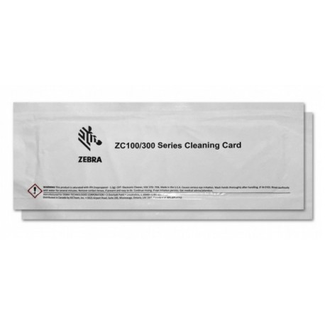 CLEANING CARD KIT IMPRESSORA ZEBRA ZC300