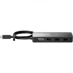 ADAPTADOR HUB USB-C PARA HDMI/VGA/USB-A TRAVEL 