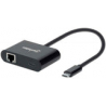ADAPTADOR USB-C PARA RJ45 GiGABIT + PORTA USB-C DE 60W