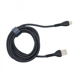 CABO USB PARA USB-C 2M FAST CHARGING PRETO/VERMELHO