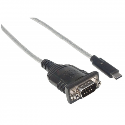 ADAPTADOR USB-C 2.0 (M) TO SERIE DB9/FTDI FT232RL (M) 