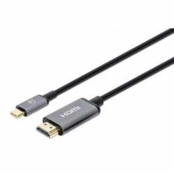 CABO USB-C 2MT (M) TO HDMI (M) 4K MANHATTAN Gold-Plated
