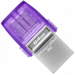PEN DRIVE 64 GB DATA TRAVELER DUO USB-A E USB-C 