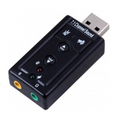 ADAPTADOR AUDIO USB 7.1 VIRTUAL 3D