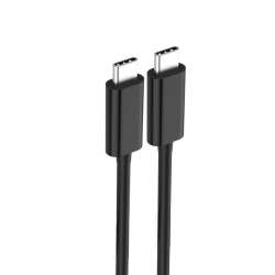 CABO USB-C (M) PARA USB-C (M) 1MT PRETO