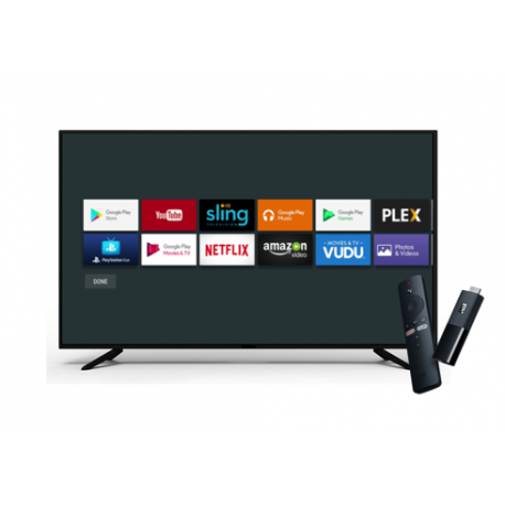 TV 55' LED WINTECH 4K ULTRA HD + OFERTA TV SICK XIAOMI MI FHD 1GB 8GB ANDROID 9.0 BLACK + SEGURO ENSA